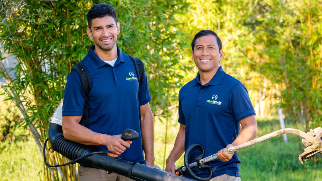 OpenWorks Landscapers Smiling